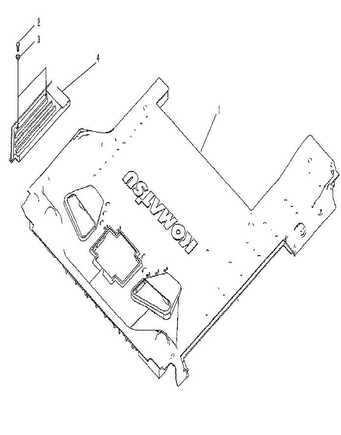 Excavators Komatsu / PC130-8M0 S/N DJE10001-up(KC_EB010) / FLOOR MAT(|K00194 : |K00194)