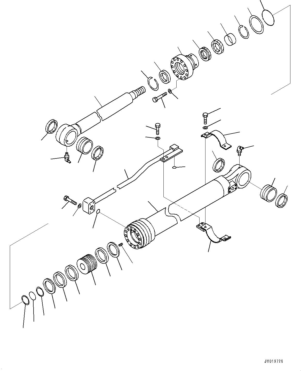 Excavators Komatsu / PC130-8M0 S/N DJE10001-up(KC_EB010) / BUCKET CYLINDER(|T00399 : |T00399)