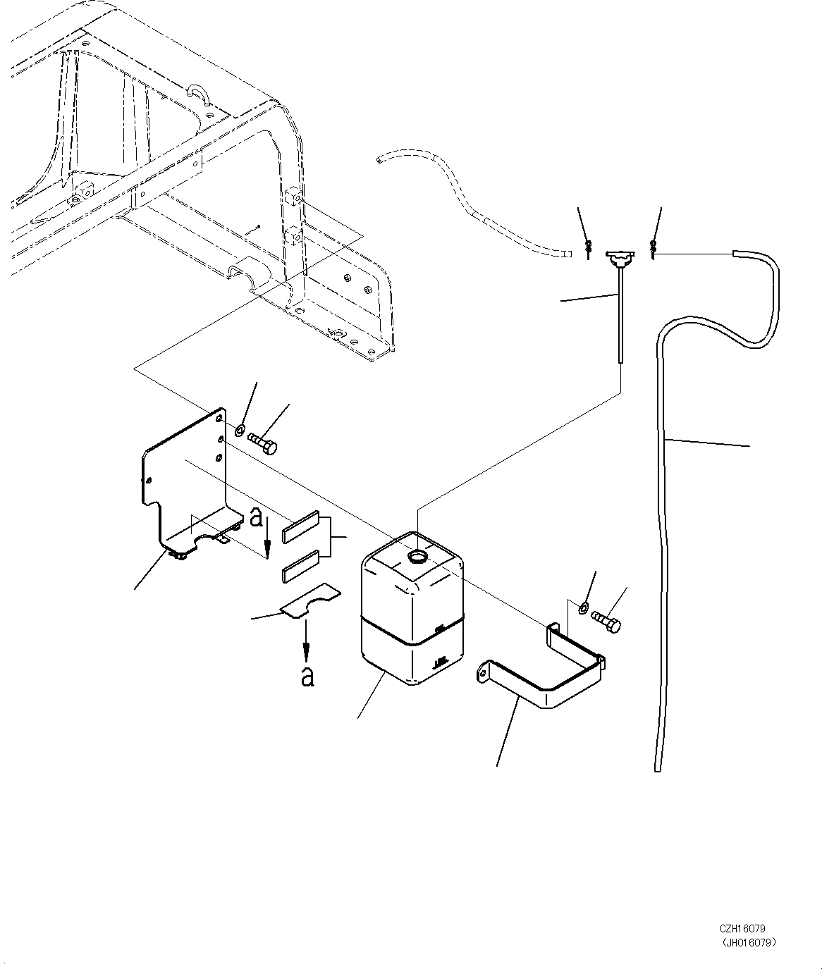 Excavators Komatsu / PC450-8 S/N DZCZ2001-up(KC_EB011) / COOLING SYSTEM (RESERVOIR TANK)(|C00030 : |C00030)