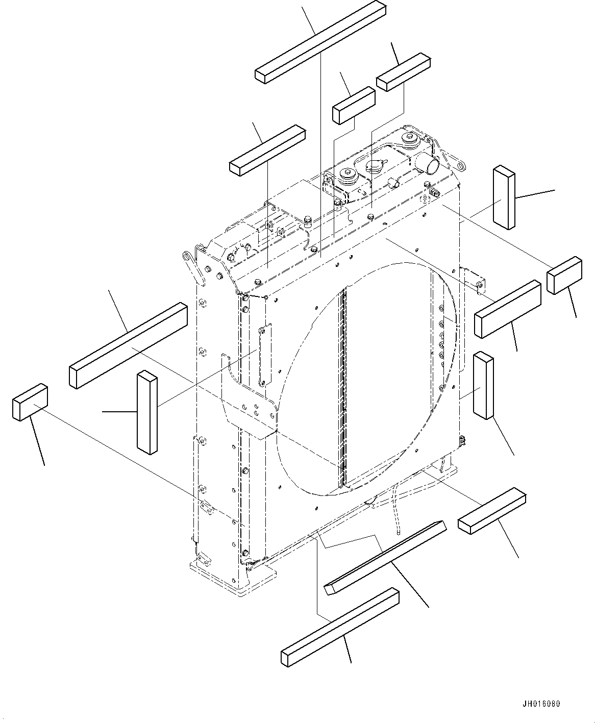 Excavators Komatsu / PC450-8 S/N DZCZ2001-up(KC_EB011) / COOLING SYSTEM (SHEET)(|C00031 : |C00031)
