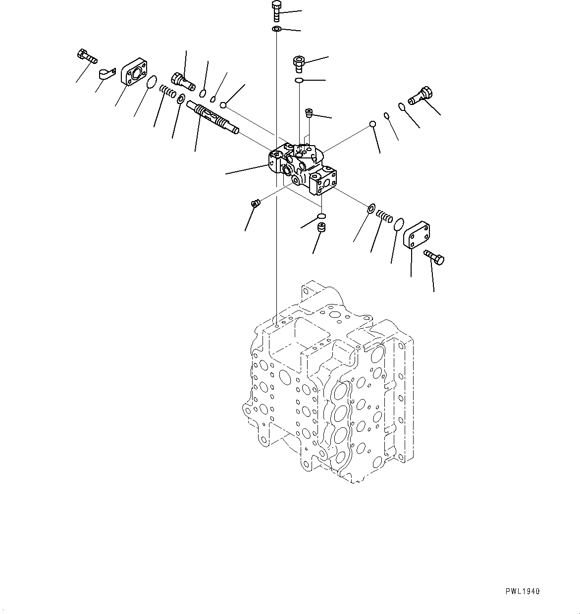 Excavators Komatsu / PC700LC-8E0 S/N DZCA0001-up(KC_EB016) / CONTROL VALVE, INNER PARTS, MAIN VALVE (4/8)(|H00079 : |H00079)