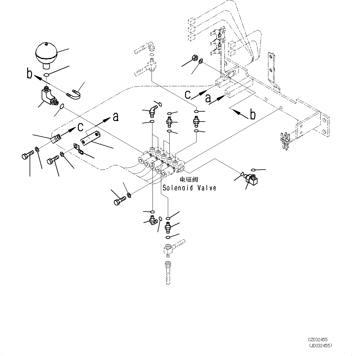 Excavators Komatsu / PC700LC-8E0 S/N DZCA0001-up(KC_EB016) / SOLENOID VALVE (RELATED PARTS)(|H00162 : |H00162)
