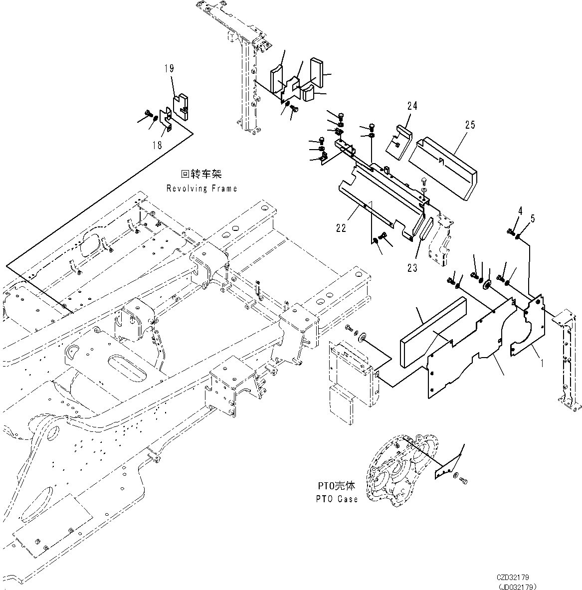 Excavators Komatsu / PC700LC-8E0 S/N DZCA0001-up(KC_EB016) / MACHINE CAB PARTITION (BAD FUEL AND POOR FUEL SPECIFICATION, WATER+DUST) (1/2)(|M00273 : |M00273)