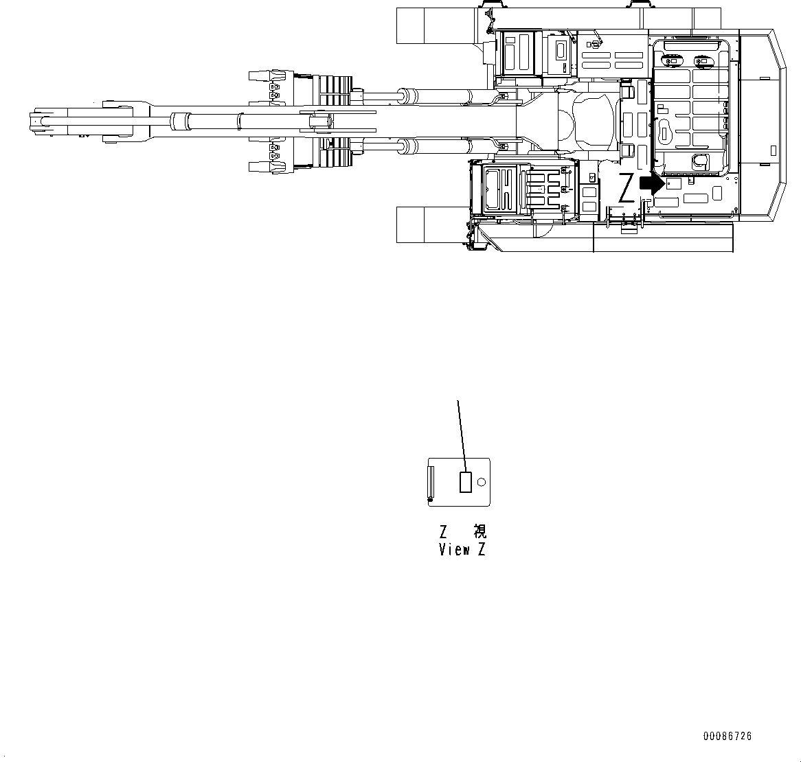 Excavators Komatsu / PC700LC-8E0 S/N DZCA0001-up(KC_EB016) / COOLANT DECAL (FOR CHINESE)(|U00387 : |U00387)