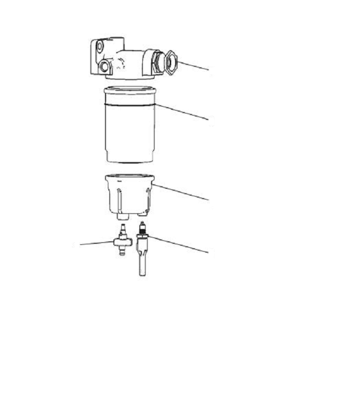 Komatsu parts book diagram for SAA4D95LE-5N-W S/N 517769-up: FUEL PRE-FILTER