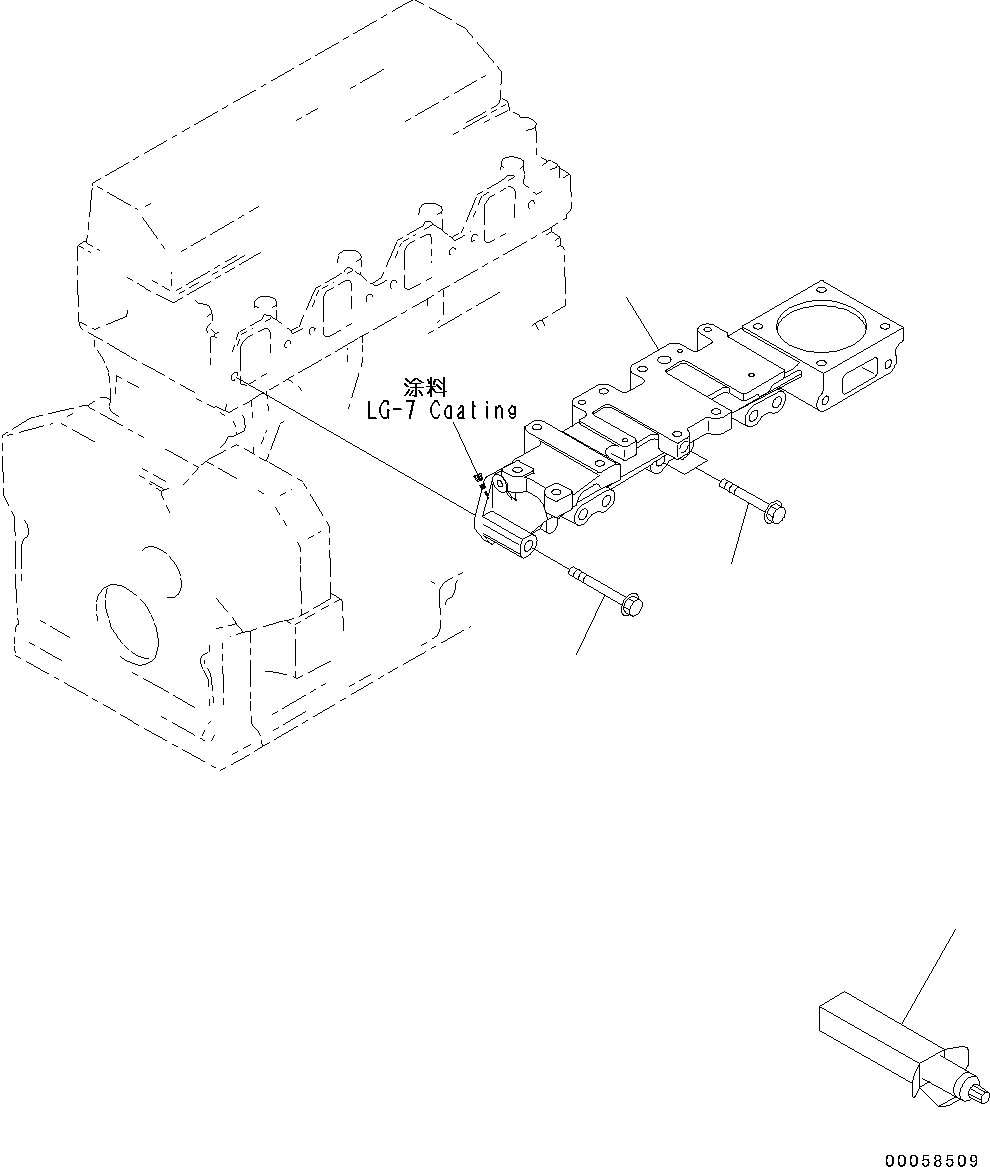 Engines Komatsu / SAA4D95LE-5R S/N 554649-up(KC_EE010) / AIR INTAKE MANIFOLD(|A00006 : |A00006)