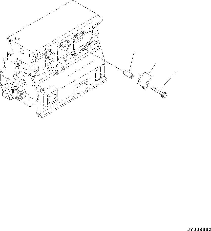 Engines Komatsu / SAA4D95LE-5R S/N 554649-up(KC_EE010) / CYLINDER BLOCK ACCESSORY(|B00034 : |B00034)