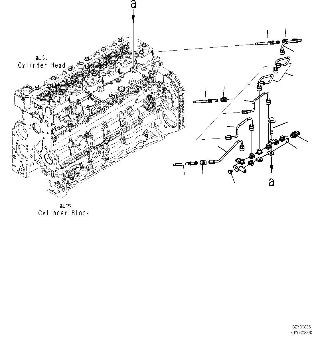 Komatsu parts book diagram for SAA6D107E-1L S/N 26580638-up: PARTS PERFORMANCE (COMMON RAIL)