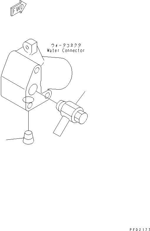 Diesel Generators Komatsu / DCA-125SSK  S6D102E-G-1D4(KDP0001C) / WATER DRAIN VALVE(030610 : A5010-01A0)