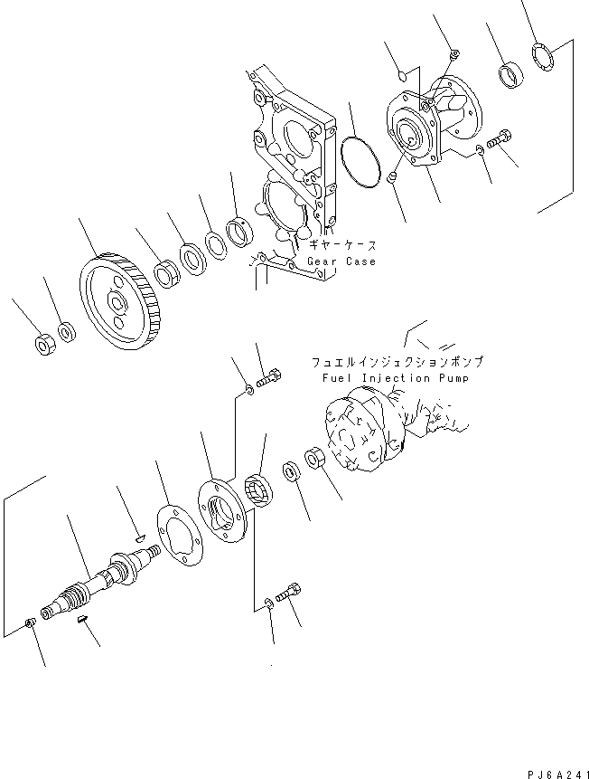 Diesel Generators Komatsu / DCA-600SSK  SA6D170AE-1-D1(KDP0009C) / FUEL INJECTION PUMP DRIVE(030590 : A4080-A6B5)