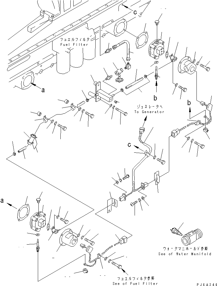 Diesel Generators Komatsu / DCA-600SSK  SA6D170AE-1-D1(KDP0009C) / AUTO PRIMING SYSTEM(030650 : A4410-A6B6)