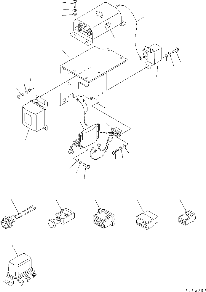 Diesel Generators Komatsu / DCA-600SSK  SA6D170AE-1-D1(KDP0009C) / STARTING AID(030880 : A9050-A6A7)