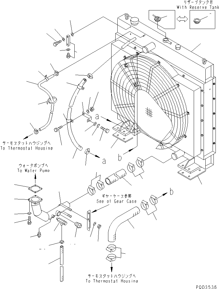 Diesel Generators Komatsu / DCA-600SSK  SA6D170AE-1-D1(KDP0009C) / RADIATOR(030890 : A9510-A6B8A)