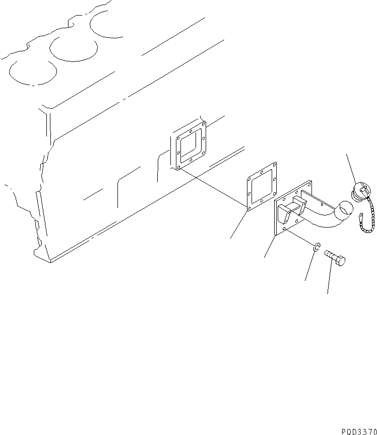 Diesel Generators Komatsu / EGS650       SA6D170A-1(KDP0064C) / OIL FILLER (WITH SOLENOID)(030420 : A2070-A6B7)