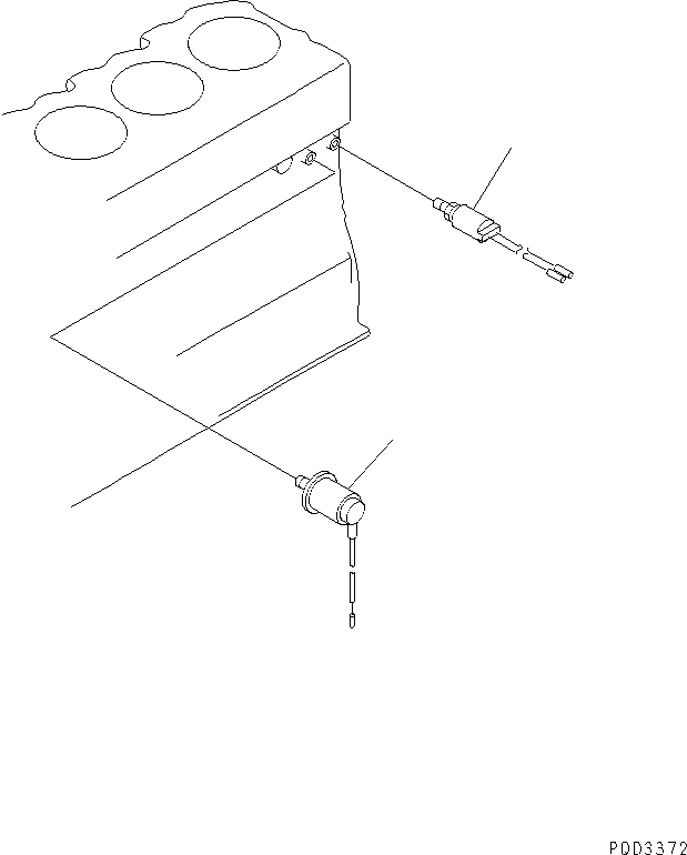 Diesel Generators Komatsu / EGS650       SA6D170A-1(KDP0064C) / OIL PRESSURE SWITCH AND SENSOR(030430 : A2090-A3A1)