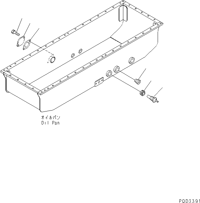 Diesel Generators Komatsu / EGS650       SA6D170A-1(KDP0064C) / OIL TEMPERATURE SENSOR(030520 : A2190-A6A1)