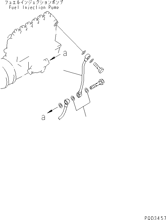 Diesel Generators Komatsu / EGS650       SA6D170A-1(KDP0064C) / FUEL RETURN (WITHOUT AUTO PRIMING SYSTEM)(#11500-18241)(031080 : A4230-A6B7Z)