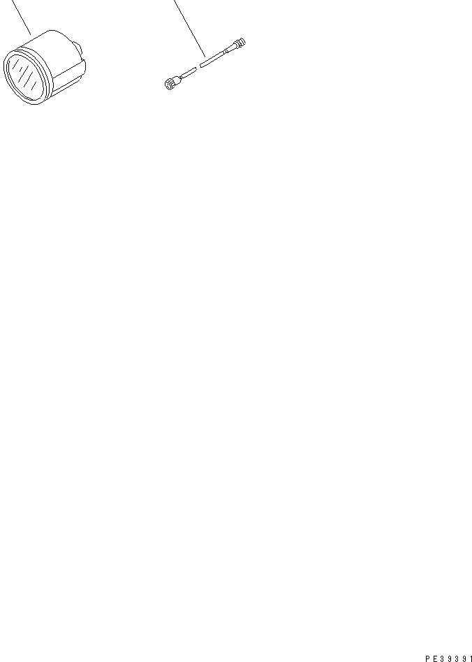 Diesel Generators Komatsu / EGS650       SA6D170A-1(KDP0064C) / TACHOMETER AND CABLE(031420 : A9680-A3A8)