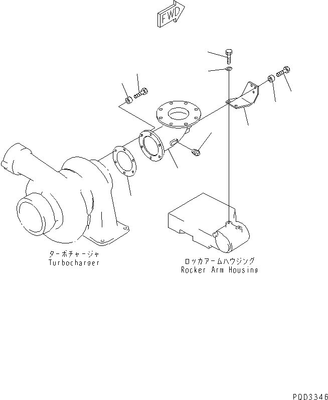 Diesel Generators Komatsu / EGS760       SAA6D170-P740(KDP0311C) / MUFFLER PIPING(#18134-18241)(030160 : A1670-A6A2Y)