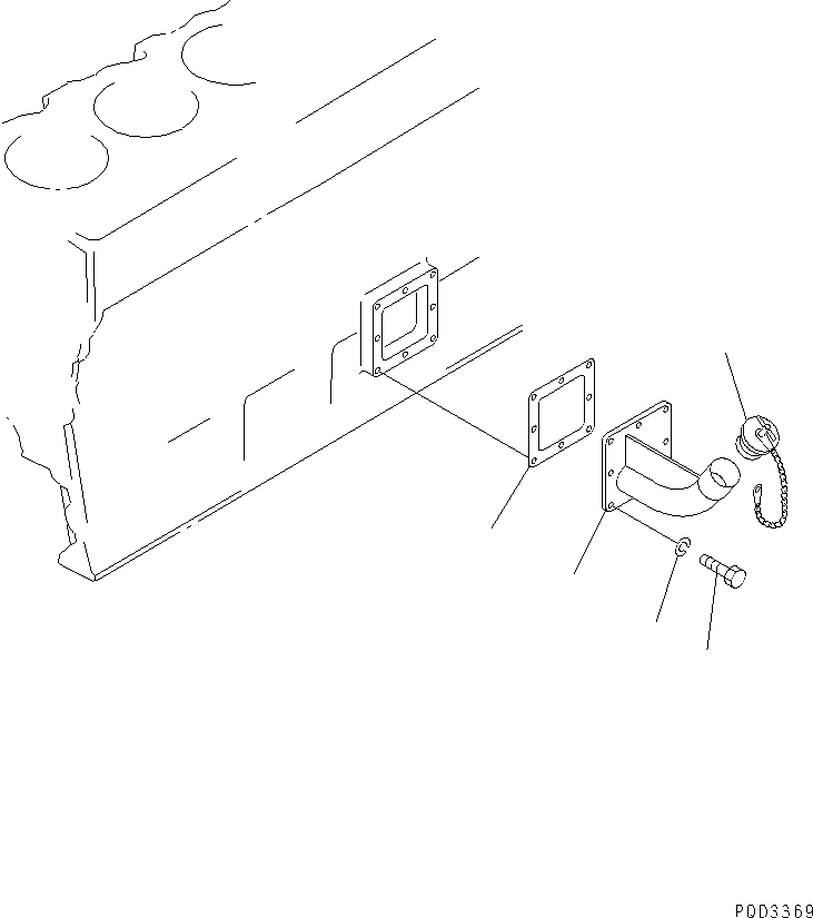 Diesel Generators Komatsu / EGS760       SAA6D170-P740(KDP0311C) / OIL FILLER (ELECTRICAL GOVERNOR SPEC.)(#11500-)(030350 : A2070-A6A2)