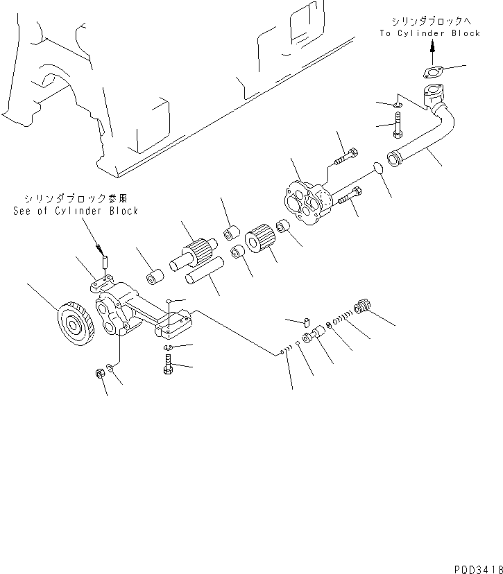 Diesel Generators Komatsu / EGS760       SAA6D170-P740(KDP0311C) / OIL PUMP(#11500-17961)(030600 : A3010-A6A1Z)