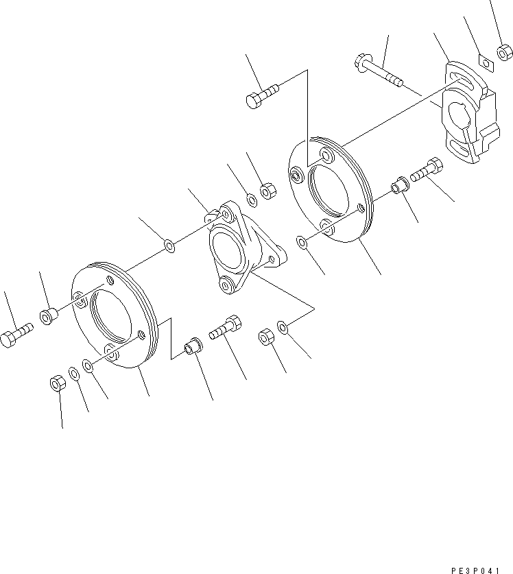 Diesel Generators Komatsu / EGS760       SAA6D170-P740(KDP0311C) / FUEL INJECTION PUMP (COUPLING) (INNER PARTS)(#17210-18029)(030800 : A4010-E6E8)