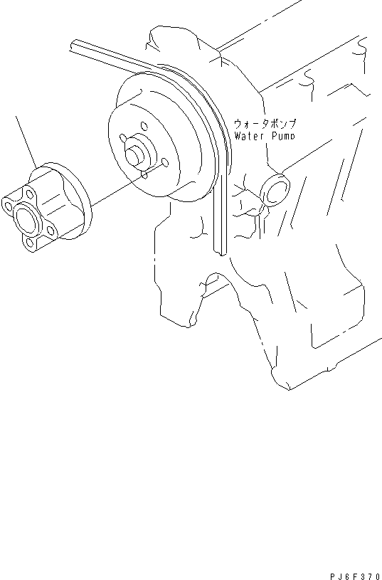 Diesel Generators Komatsu / EGS65-5     S4D95LE-2(KDP0313C) / FAN SPACER(#107651-)(030490 : A5040-A0A3)