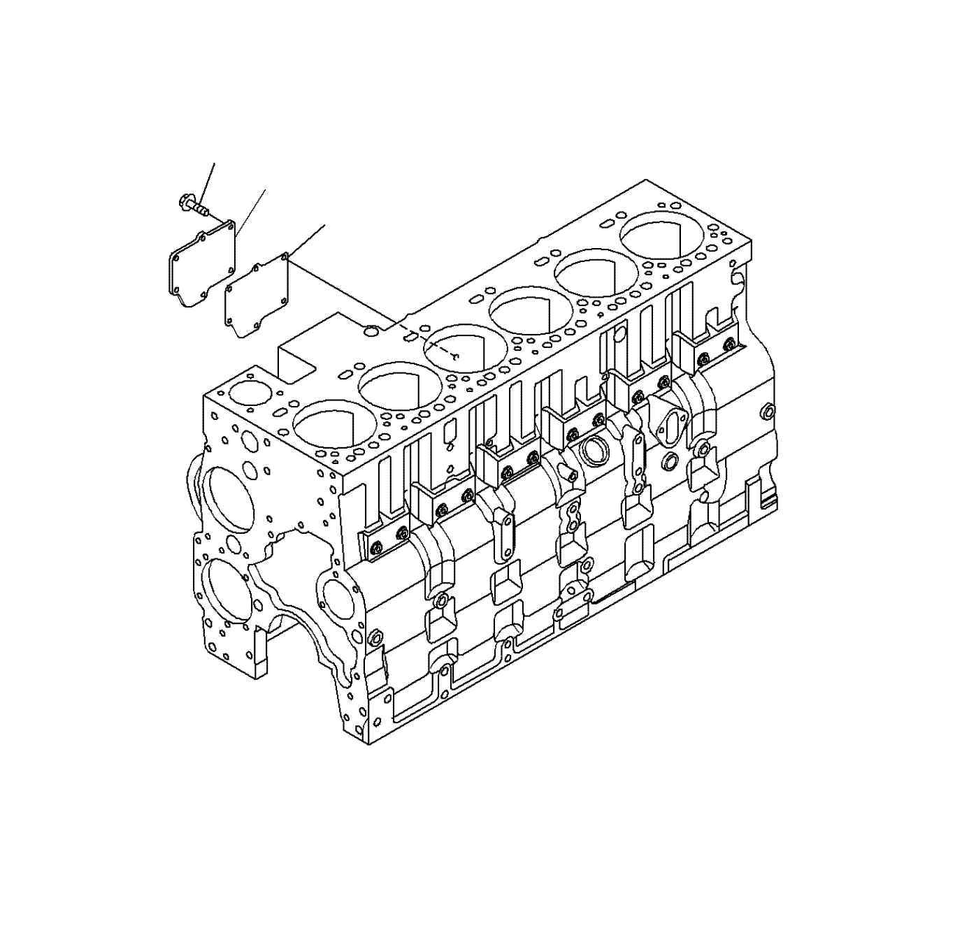 Bulldozers Komatsu / D68ESS-12E0 S/N J20001-UP(KI-00001) / BREATHER (CYLINDER BLOCK)(|A0000030 : |A0000030)