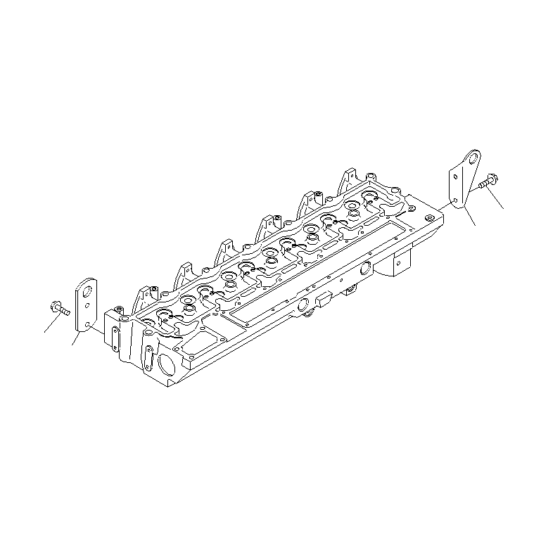 Bulldozers Komatsu / D68ESS-12E0 S/N J20001-UP(KI-00001) / LIFTING BRACKET(|A0000260 : |A0000260)