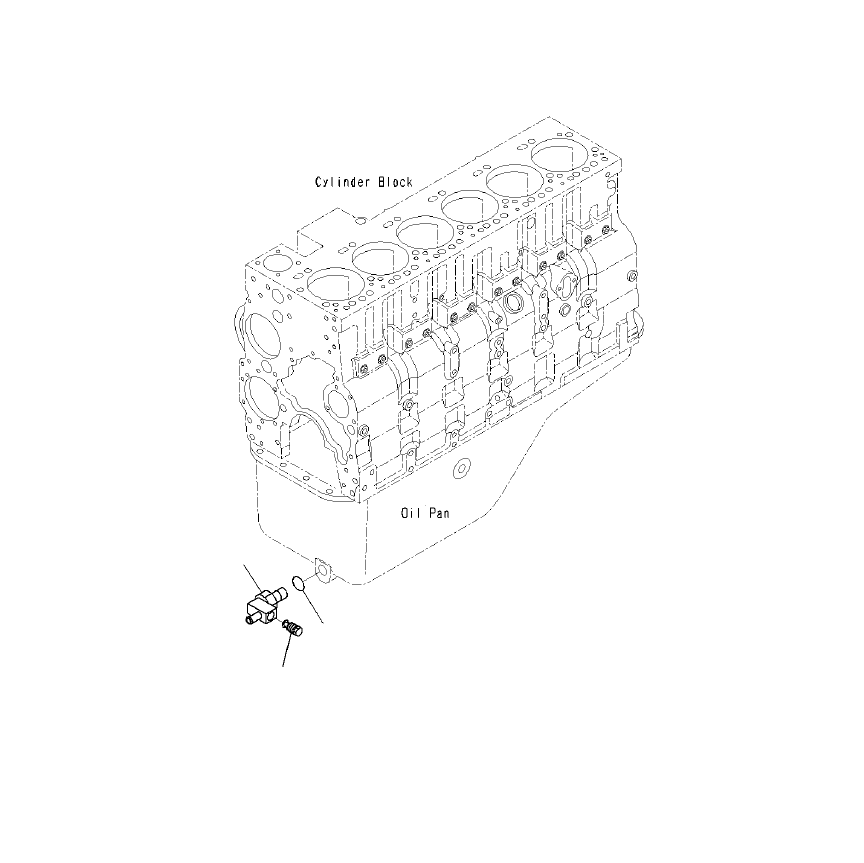 Bulldozers Komatsu / D68ESS-12E0 S/N J20001-UP(KI-00001) / OIL DRAIN(|A0000300 : |A0000300)