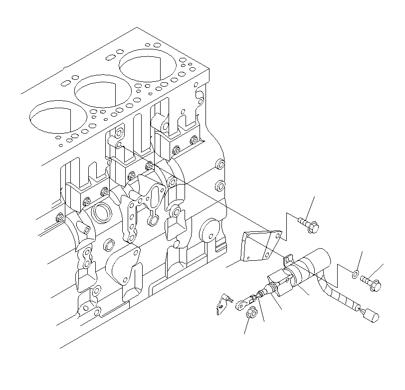 Bulldozers Komatsu / D68ESS-12E0 S/N J20001-UP(KI-00001) / ENGINE SHUT-OFF (SOLENOID SWITCH)(|A0000460 : |A0000460)