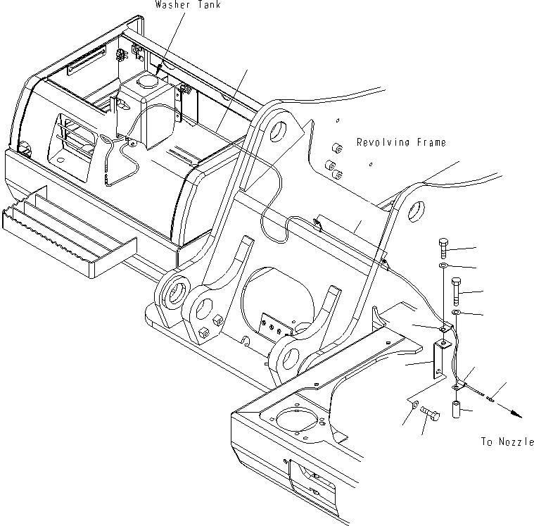 Excavators Komatsu / PC130F-7 S/N J10001-UP(KI-00005) / WINDOW WASHER(|K0210040 : |K0210040)