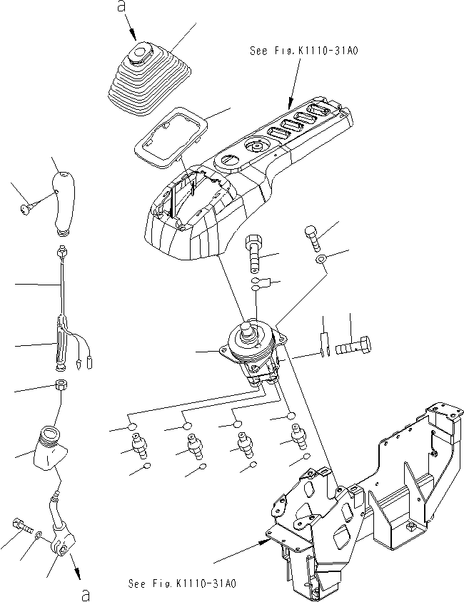 Excavators Komatsu / PC130F-7 S/N J10001-UP(KI-00005) / FLOOR FRAME (OPERATOR