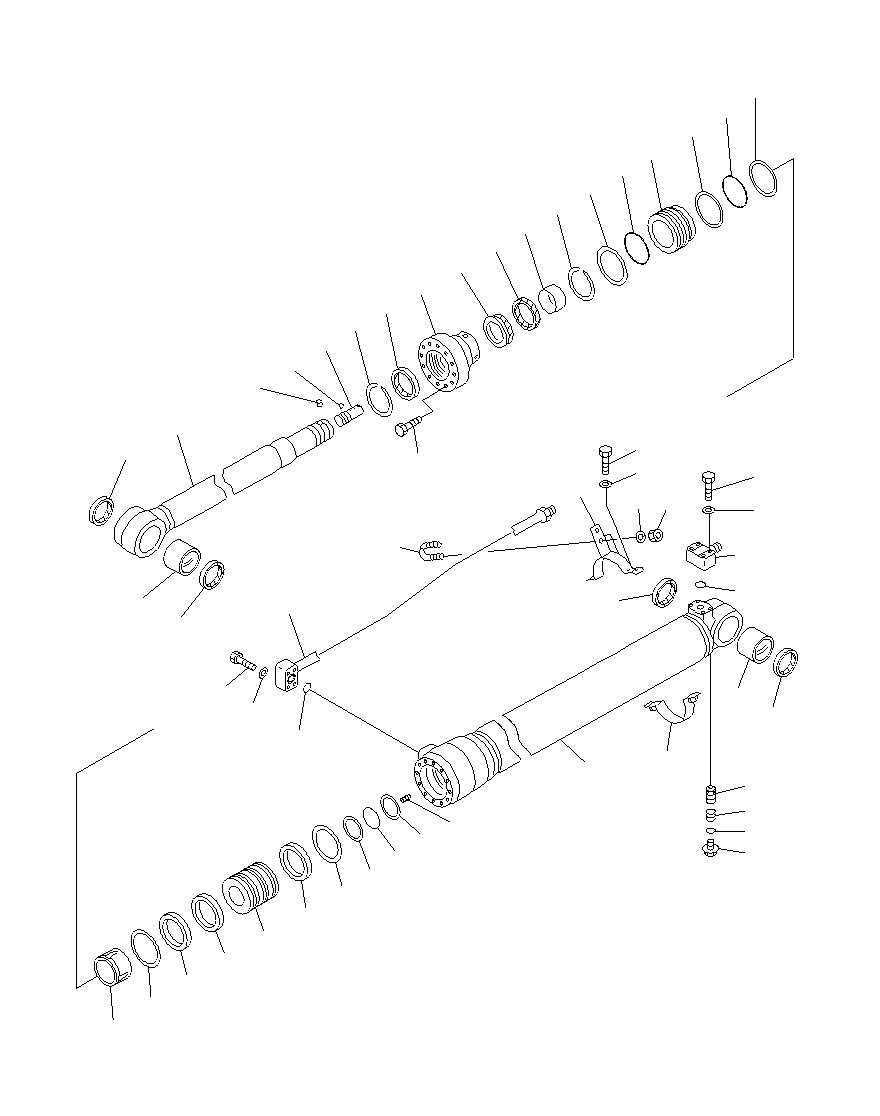 Excavators Komatsu / PC130F-7 S/N J10001-UP(KI-00005) / ARM CYLINDER SHEAR HEAD (J12367-UP)(|T0360216 : |T0360216)