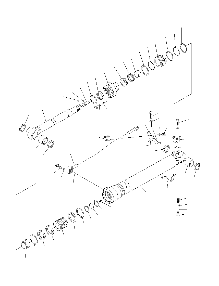 Excavators Komatsu / PC130F-7 S/N J10001-UP(KI-00005) / ARM CYLINDER HARVESTER (J12496-UP)(|T0360366 : |T0360366)