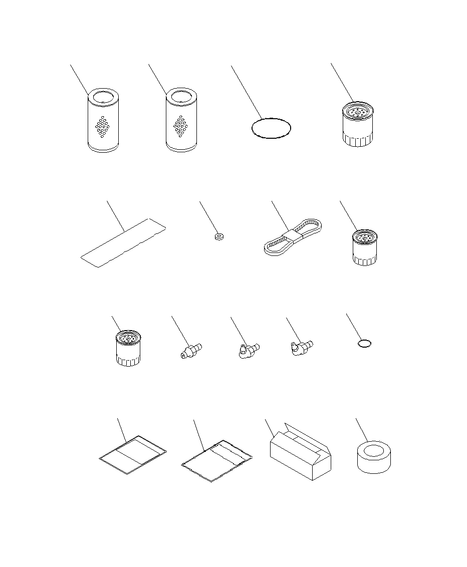 Excavators Komatsu / PC130F-7 S/N J10001-UP(KI-00005) / SPARE PARTS(|V0420010 : |V0420010)