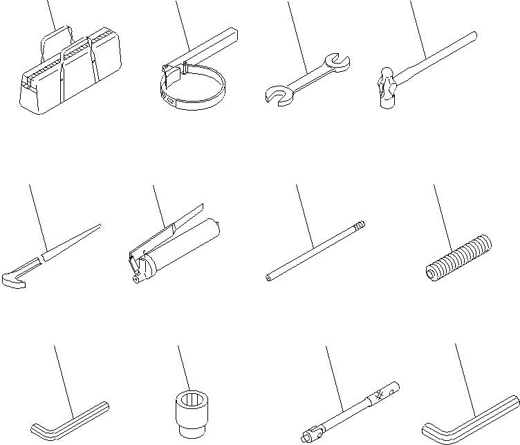 Excavators Komatsu / PC130F-7 S/N J10001-UP(KI-00005) / TOOL(|V0420030 : |V0420030)