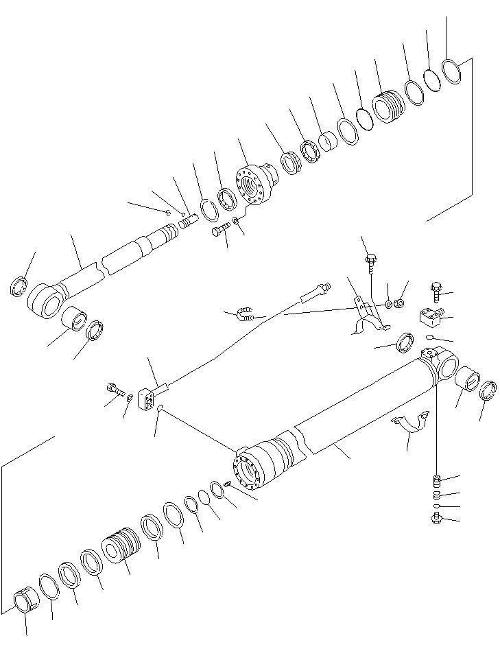 Excavators Komatsu / PC130F-7 S/N J10001-UP(KI-00005) / ARM CYLINDER (INNER PARTS)(#J10001-J10146)(|Y0510150 : |Y0510150)