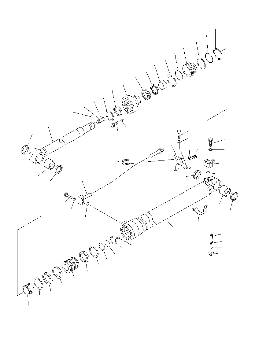 Excavators Komatsu / PC130F-7 S/N J10001-UP(KI-00005) / ARM CYLINDER (INNER PARTS)(#J10147-UP)(|Y0510153 : |Y0510153)