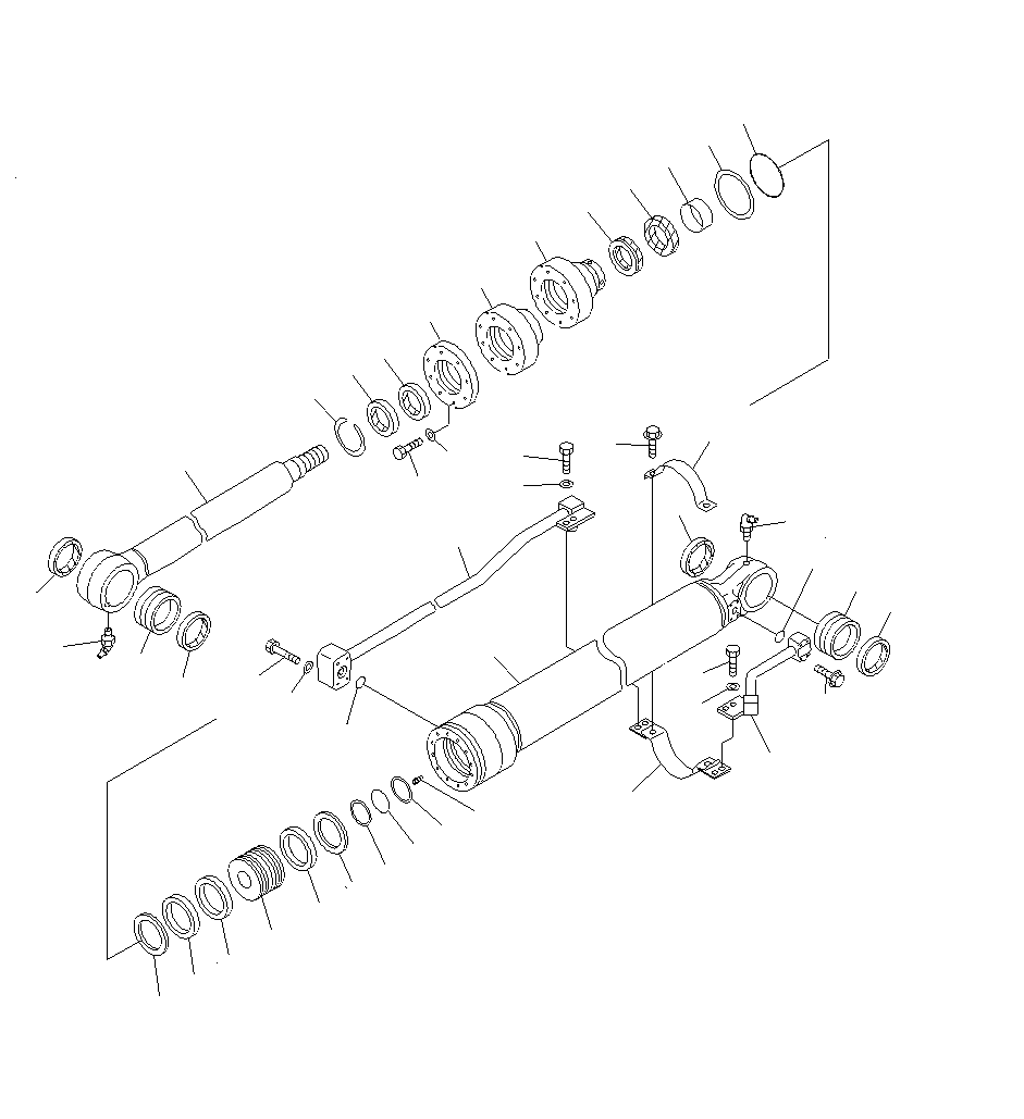 Excavators Komatsu / PC130F-7 S/N J10001-UP(KI-00005) / BUCKET CYLINDER (INNER PARTS) (#J10147-J11637)(|Y0510162 : |Y0510162)