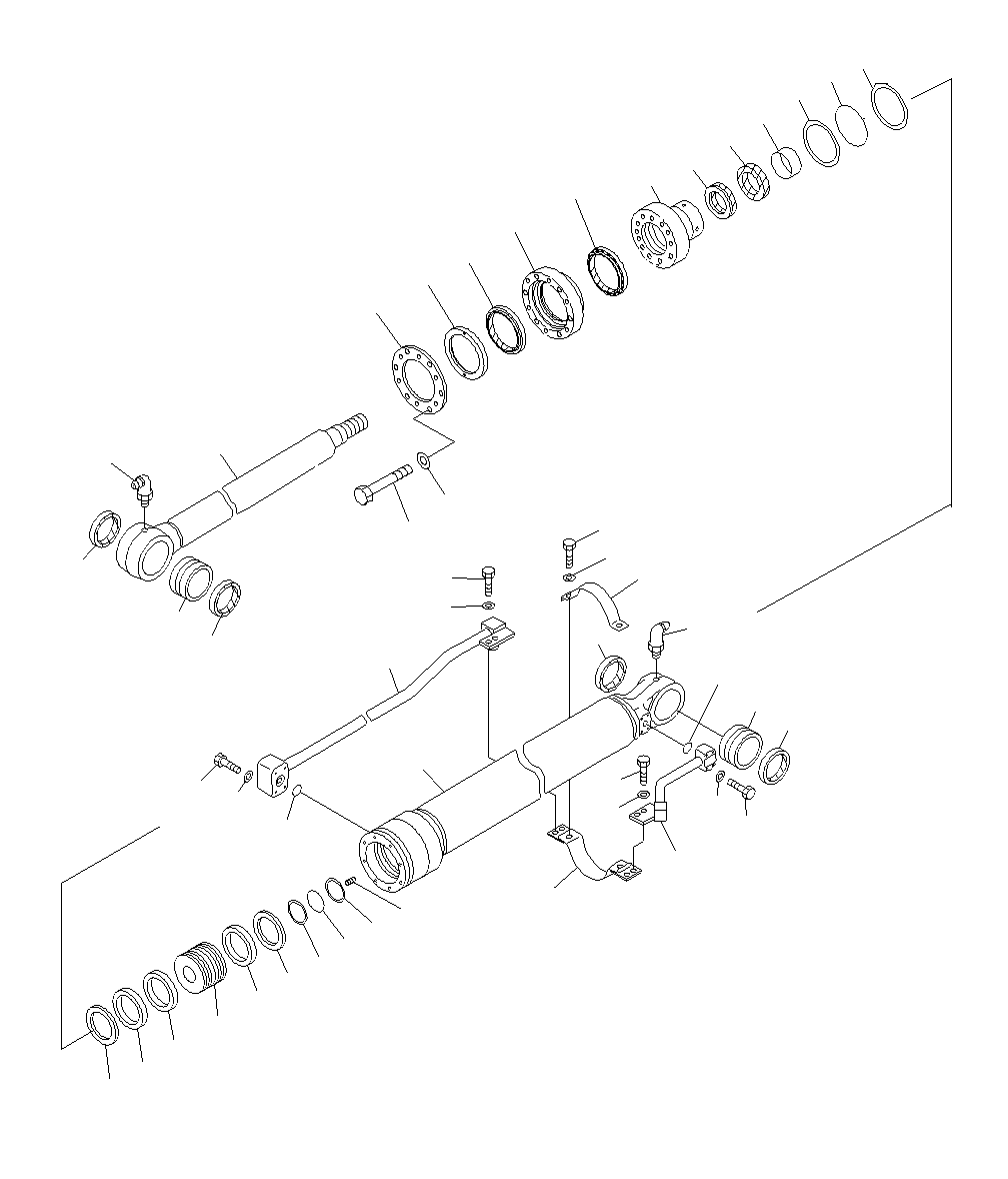 Excavators Komatsu / PC130F-7 S/N J10001-UP(KI-00005) / BUCKET CYLINDER (LONG REACH)(INNER PARTS)(#J11484-UP)(|Y0510168 : |Y0510168)