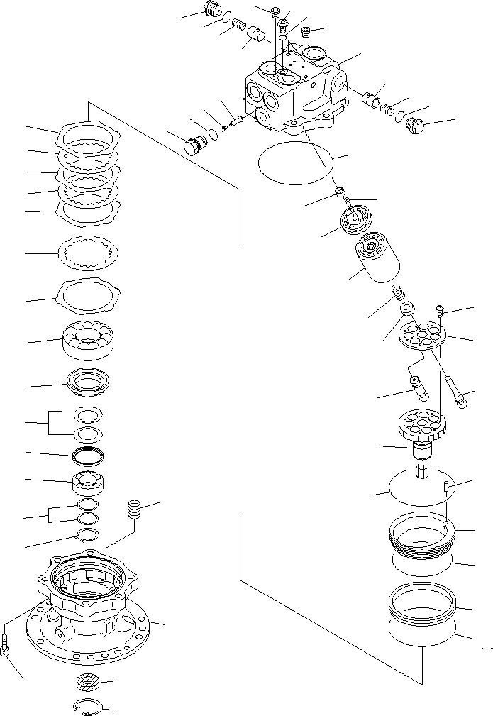Excavators Komatsu / PC130F-7 S/N J10001-UP(KI-00005) / SWING MOTOR (1/2)(|Y0510191 : |Y0510191)