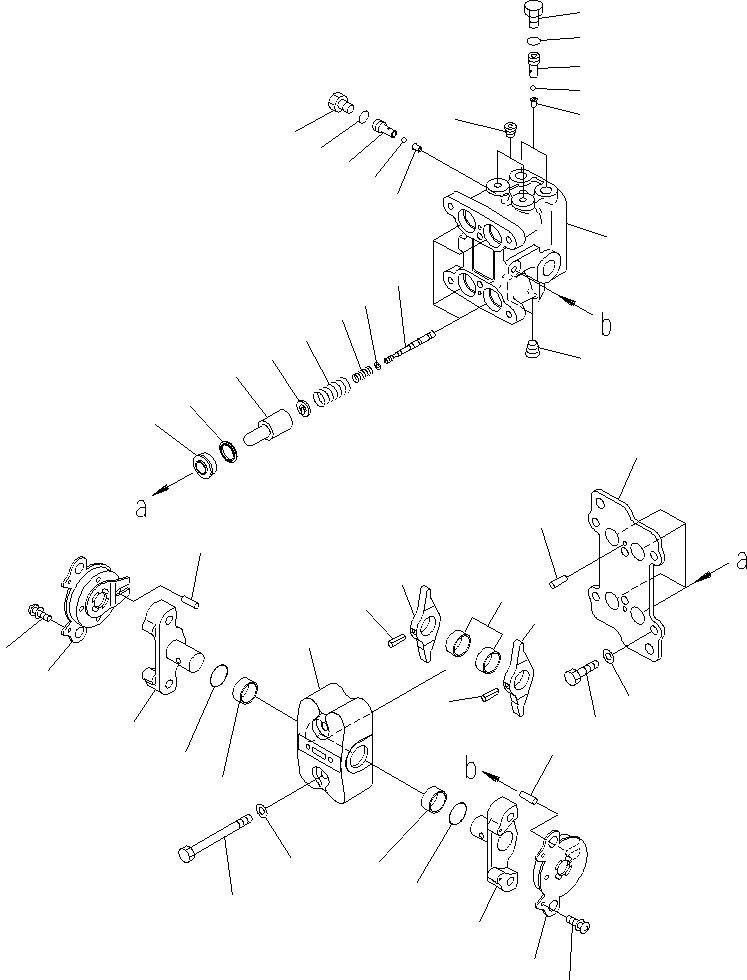 Excavators Komatsu / PC130F-7 S/N J10001-UP(KI-00005) / PPC VALVE (FOR TRAVEL)(|Y0510370 : |Y0510370)