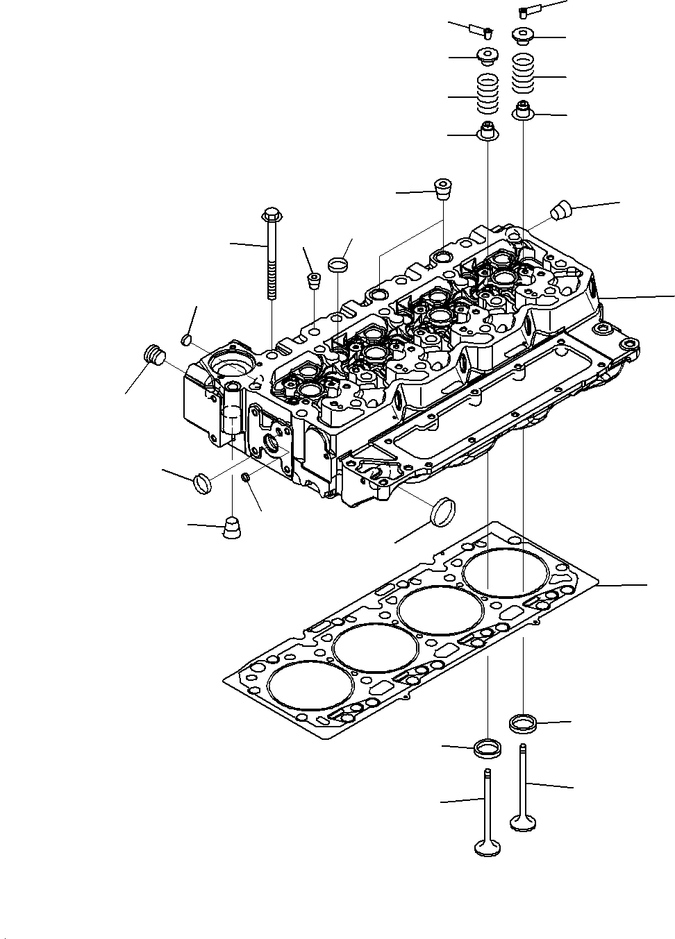 Excavators Komatsu / PC160LC-8 S/N J10001-UP(KI-00008) / CYLINDER HEAD(|A0000060 : |A0000060)