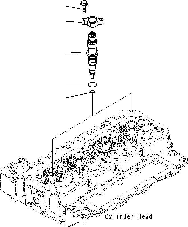 Excavators Komatsu / PC160LC-8 S/N J10001-UP(KI-00008) / FUEL INJECTOR(|A0000440 : |A0000440)