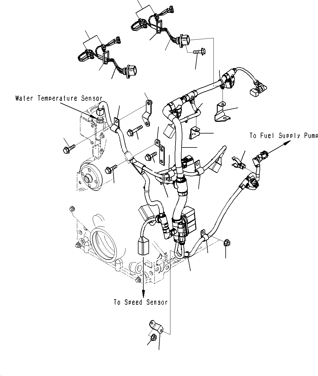 Excavators Komatsu / PC160LC-8 S/N J10001-UP(KI-00008) / WIRING HARNESS(|A0000630 : |A0000630)