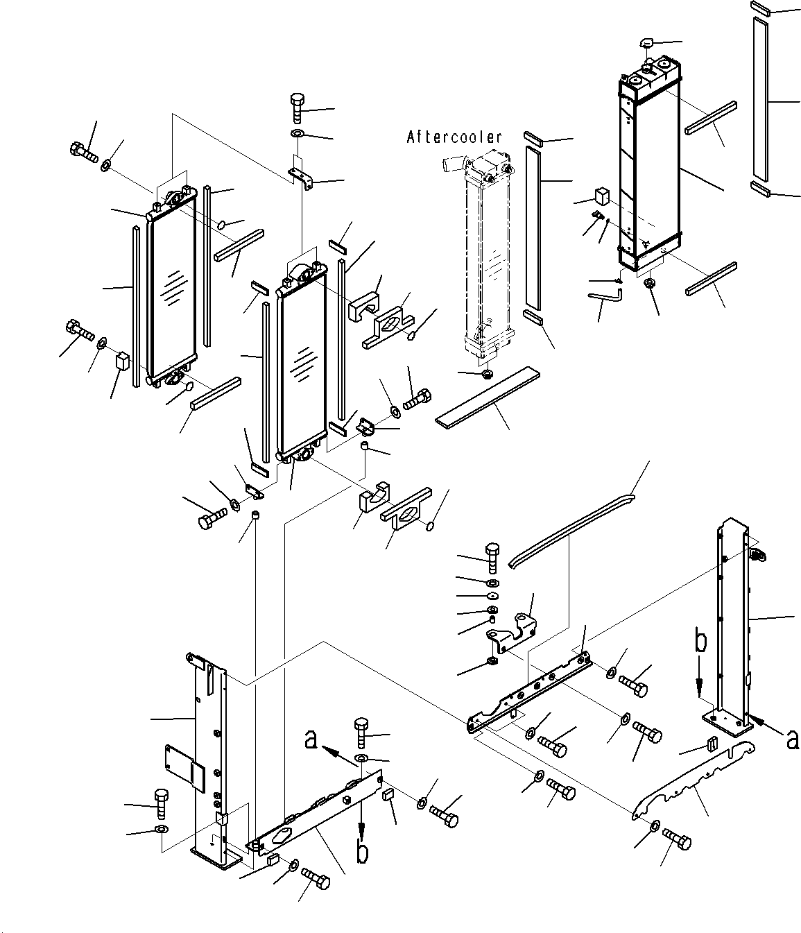 Excavators Komatsu / PC160LC-8 S/N J10001-UP(KI-00008) / COOLING SYSTEM (RADIATOR AND OIL COOLER)(|C0060020 : |C0060020)