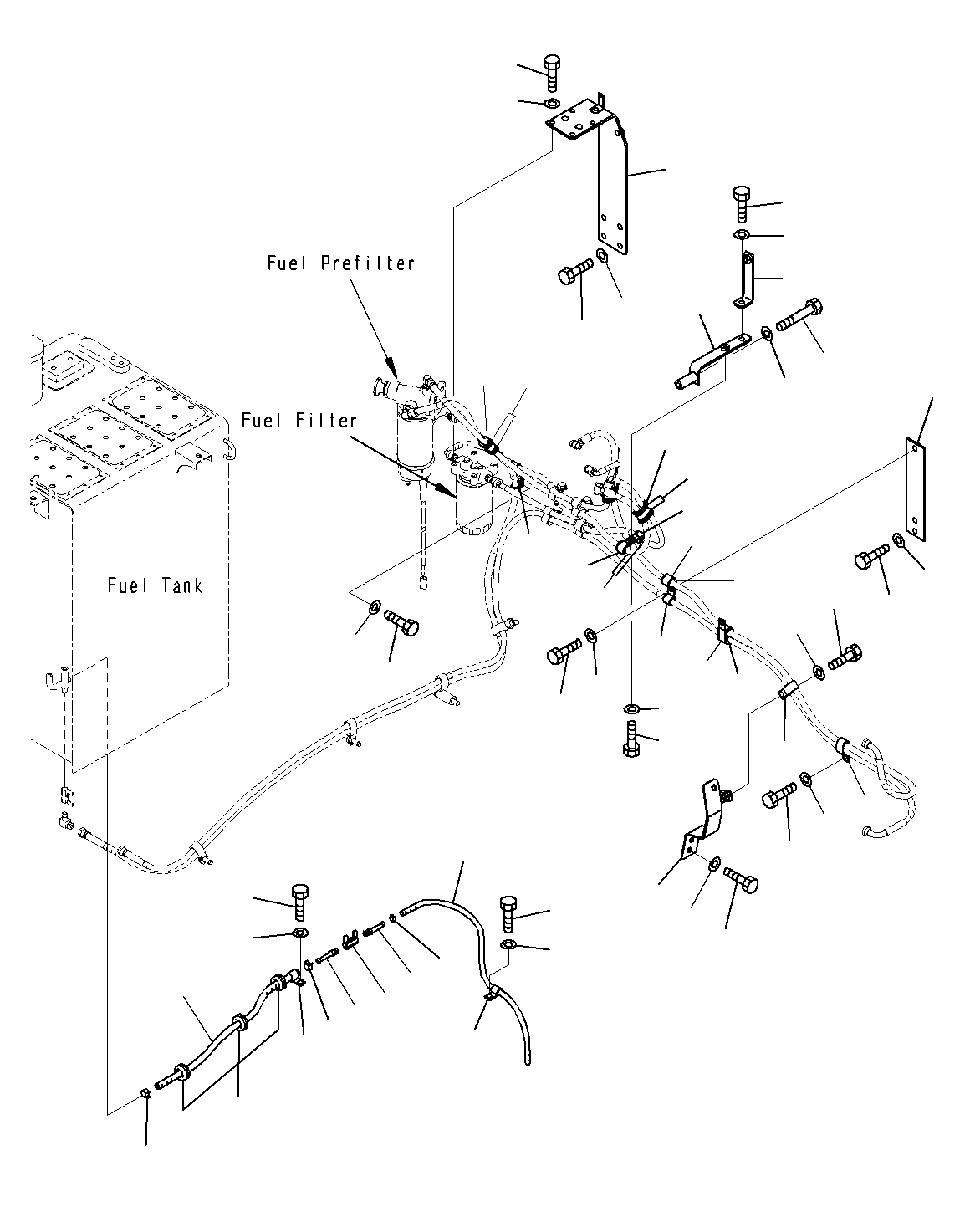 Excavators Komatsu / PC160LC-8 S/N J10001-UP(KI-00008) / FUEL SUPPLY PIPING (DRAIN PIPING)(|D0090060 : |D0090060)