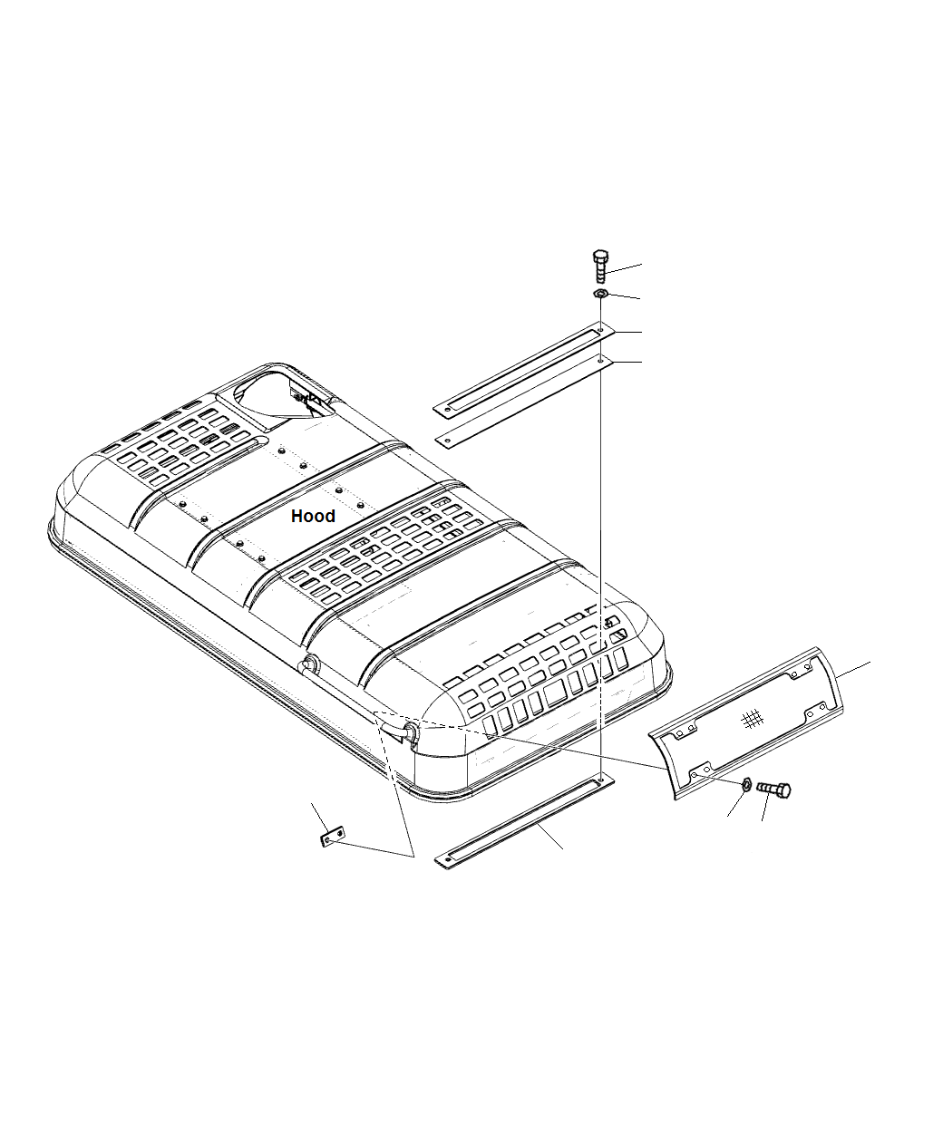 Excavators Komatsu / PC160LC-8 S/N J10001-UP(KI-00008) / HOOD (NET)(|M0330055 : |M0330055)