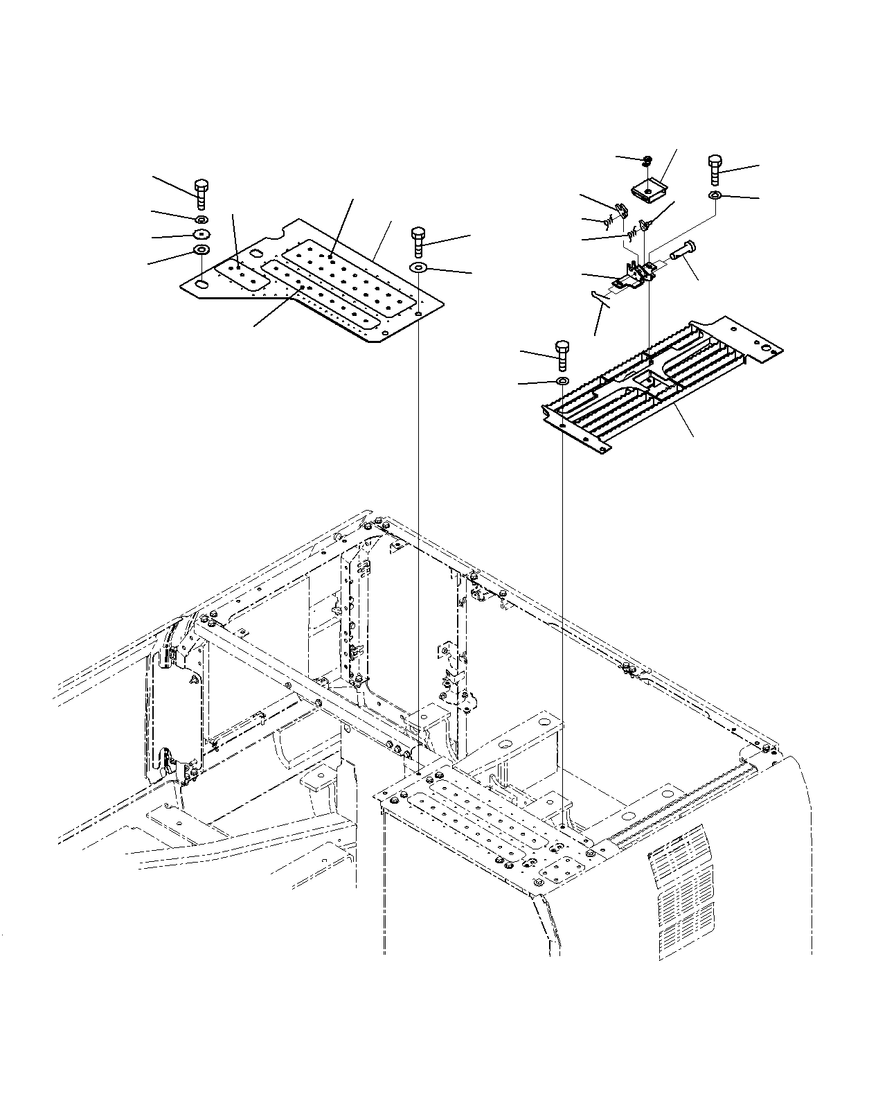 Excavators Komatsu / PC160LC-8 S/N J10001-UP(KI-00008) / MACHINE CAB COVER(|M0330110 : |M0330110)